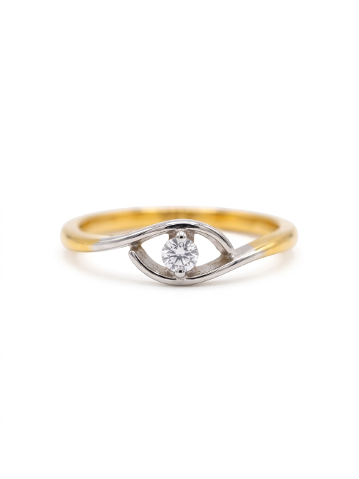 21KT Diamond Ring-DR-20076-22
