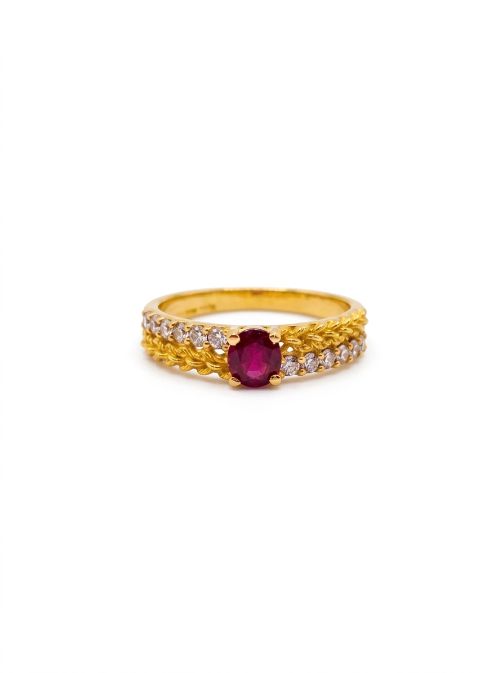 21KT Gold Ring-RG-21245