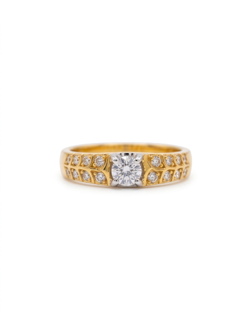 21KT Diamond Ring-DR-20101-24