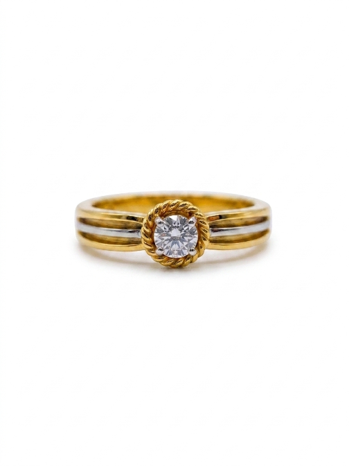 21KT Diamond Ring-DR-20044-22