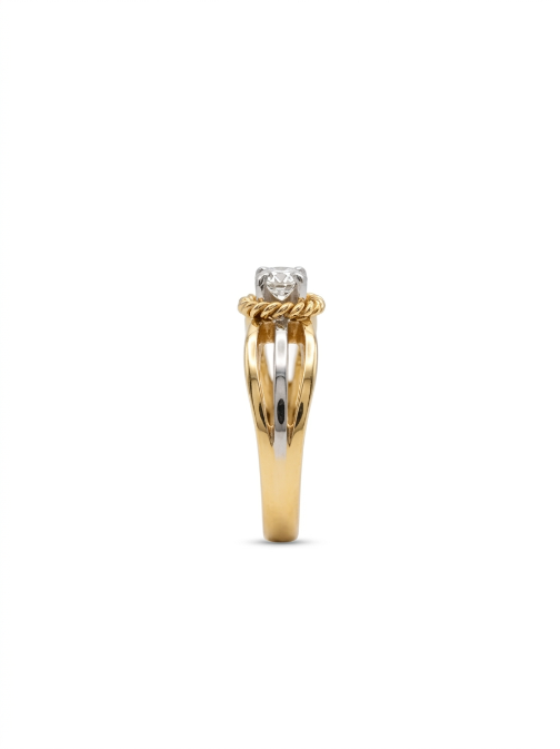 21KT Diamond Ring-DR-20044-22