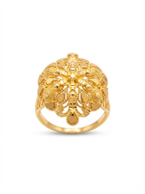 21KT Gold Ring-RG-21179-26