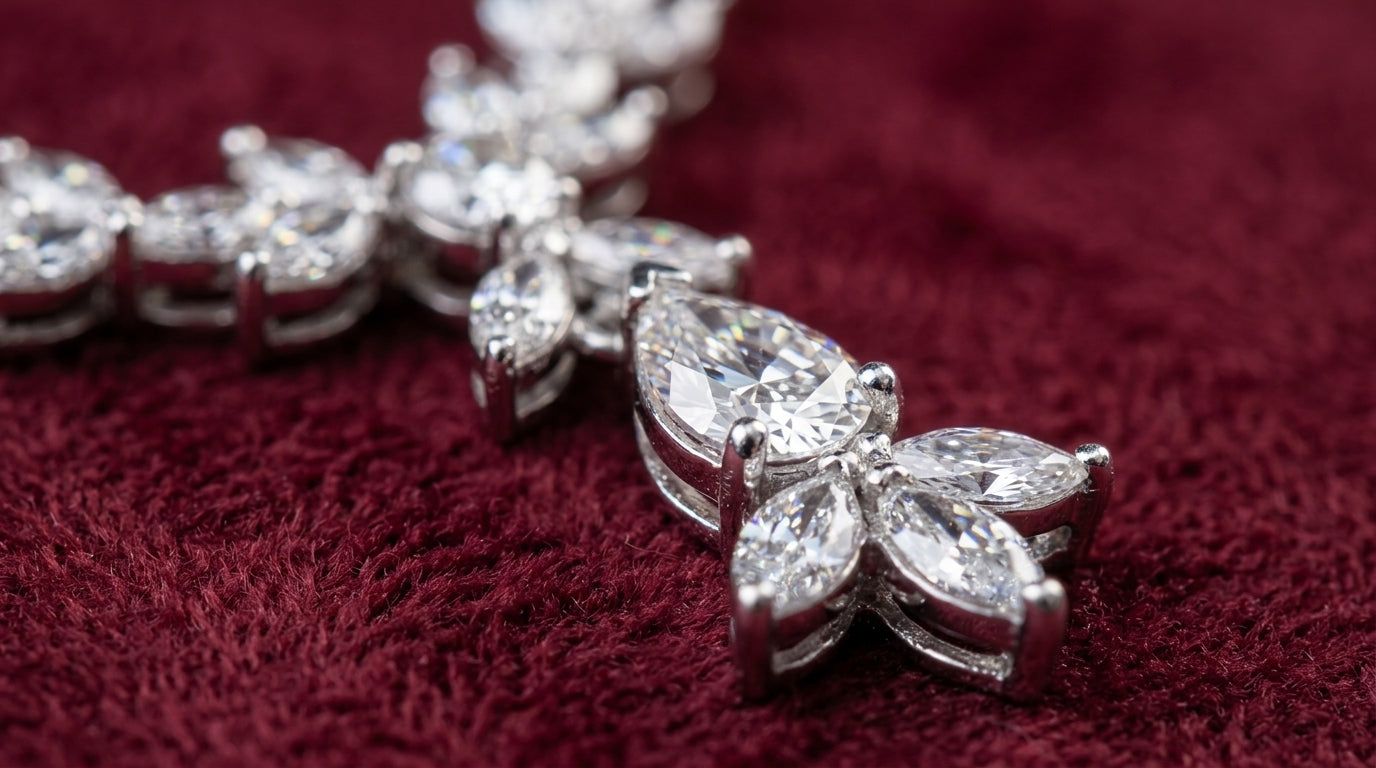 925 Silver Sterling Nacklace Set-SNS-20143
