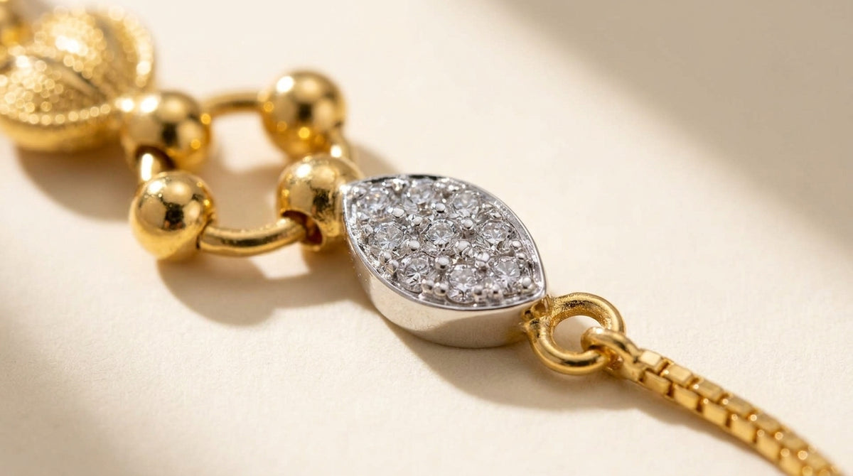 21KT GOLD BRACELET -CB-20268
