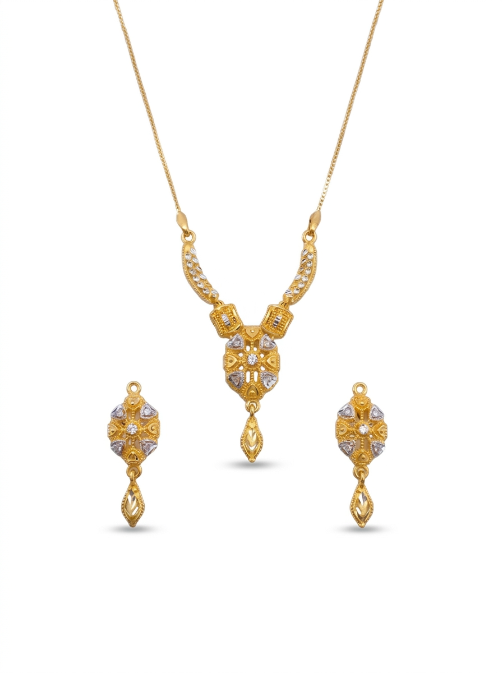 21KT Gold Necklace-PS-20456-26