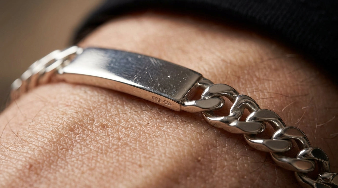 925 Sterling Silver Men Bracelet-SBT-20465